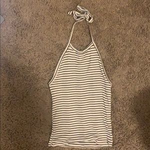 Striped Halter Top